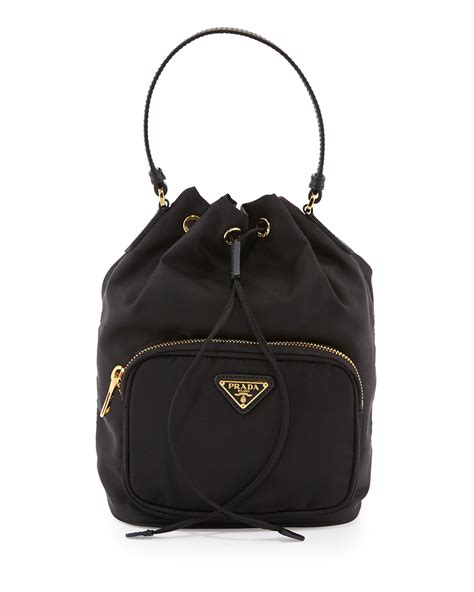 prada nero tessuto|Prada Tessuto Small Crossbody Bag, Black (Nero).